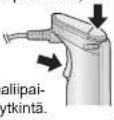 PANASONIC MXS101 - Kun olet valmis, vapauta liipaisinkytkin ja lukitse lapsilukko. Varmista, etta pyoriminen on pysahtynyt ja poista sitten sauvasekoltin astiasta. - 3