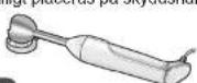PANASONIC MXS101 - Bekräfta att rotationen har stannat och ta sedan bort mixern fran behällaren. - 1