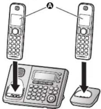 PANASONIC KXTGF373 - Recharge des piles - 1