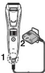 PANASONIC ERGB62 - Nabijanie zastrihávača - 1