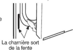 GE PTS9000BNTS - Pour retirer la porte : - 2