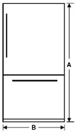 GE GFE26JYMFS - APPLIANCE DIMENSIONS - 1