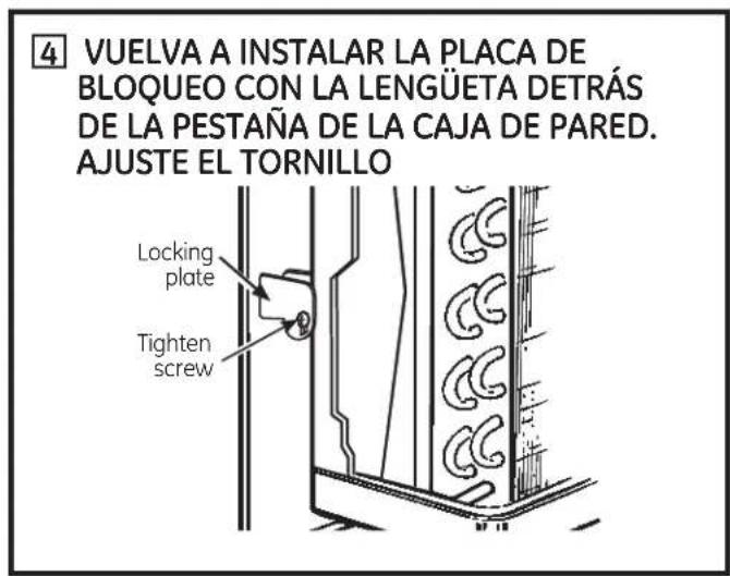 GE AJCM10ACG - CÓMoyo INSTALAR UN MODELO J EN UNA CAJA DE PARED-existent - 2
