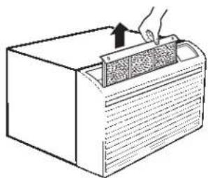 GE AJCM10ACG - Pour nettoyer le filtré à air: - 1