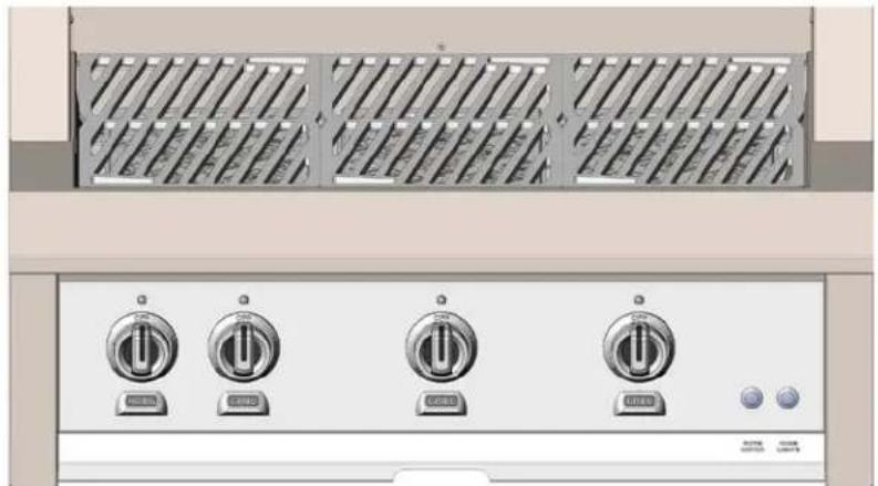 Hestan GMBR42NGGR - CONTROL KNOB LAYOUT - 1