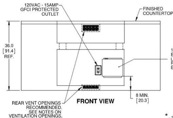 Hestan GMBR42NGGR - ISLAND VENTILATION OPENINGS - 5