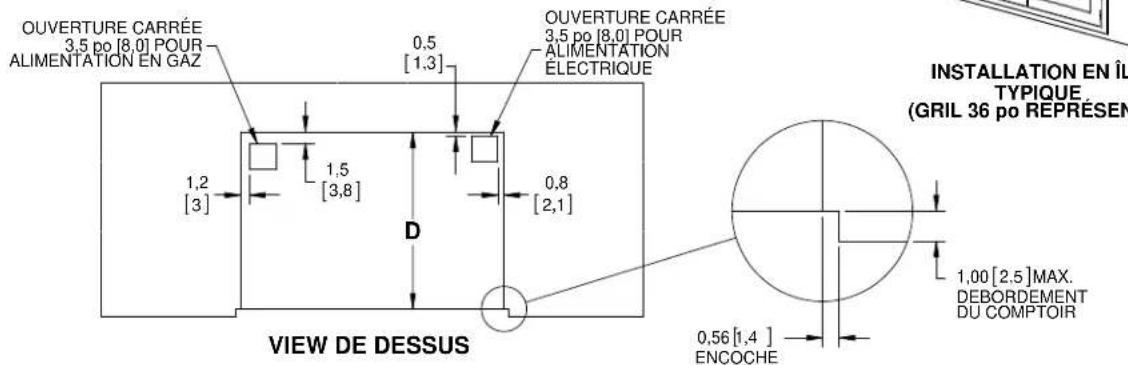 Hestan GMBR42NGGR - OUVERTURES DE VENTILATION DE L'ILE - 4