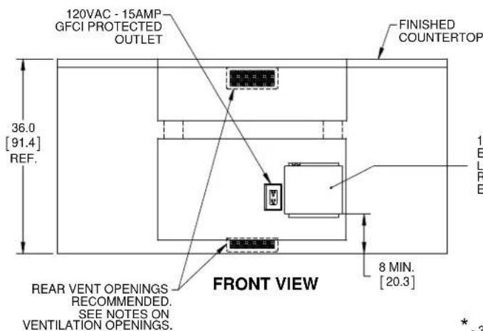 Hestan GMBR42NGOR - ISLAND VENTILATION OPENINGS - 5