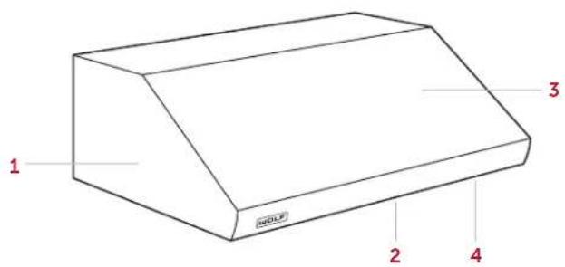 WOLF PW363318O - Outdoor Wall Hood Features - 1