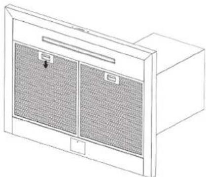LG HCED3015S - Removing Mesh Filters - 1