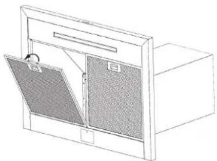 LG HCED3015S - Extraer los filtros de malla - 2