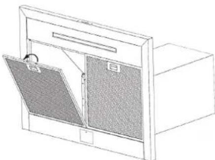 LG HCED3015D - Extraer los filtros de malla - 2