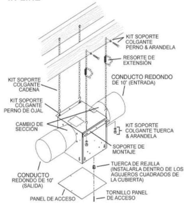 BEST Colonne Island IPP9IQT42SB - NOTA: Para reducir al riesgo de incendios, use uniquamente conductos de metal. - 4