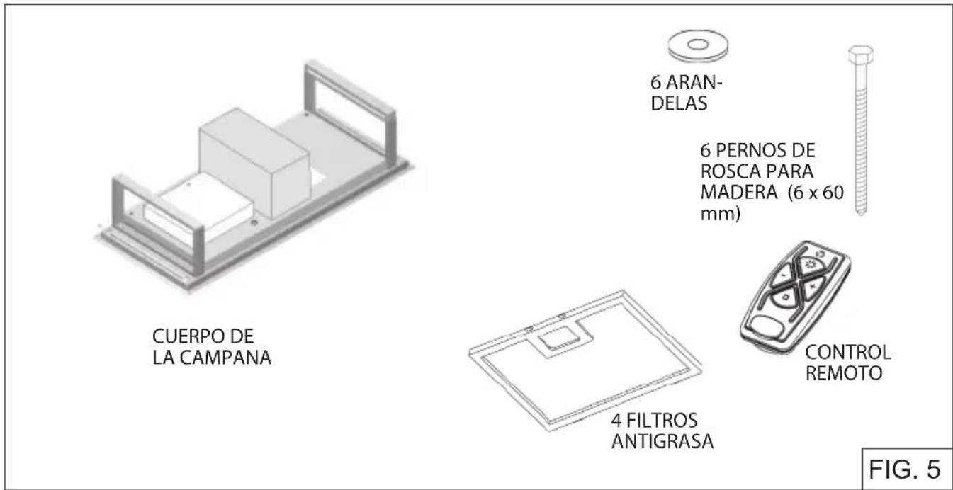 BEST Cirrus Grande CC34E63SB - PREPARACION DE LA CAMPANA - 1