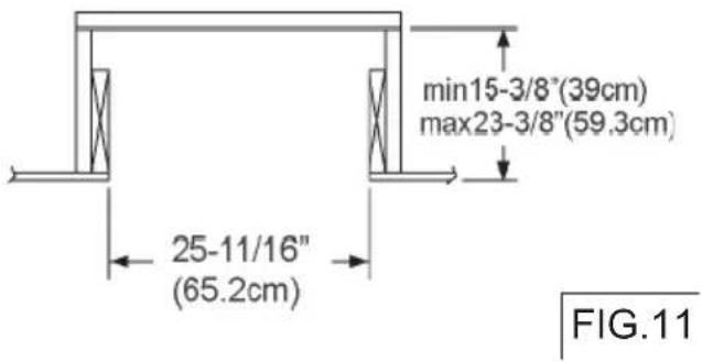 BEST Cirrus Grande CC34E63SB - Preparation du support de la HOTTE - 3