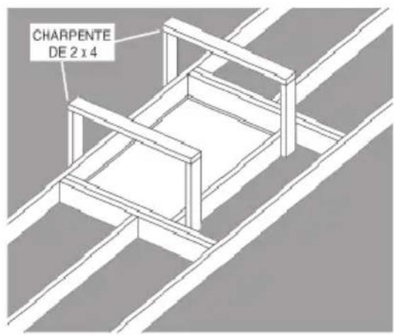 BEST Cirrus Grande CC34E63SB - Preparation du support de la HOTTE - 1