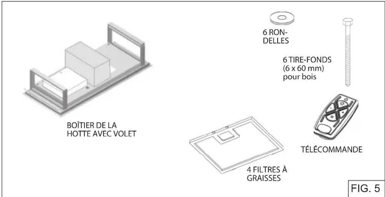 BEST Cirrus Grande CC34E63SB - Preparation de la HOTTE - 1