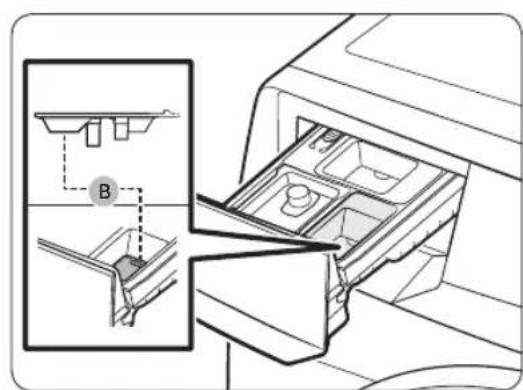 SAMSUNG WF45T6000AW - Para(agregar productos de lavado en el cajón para detergente - 2