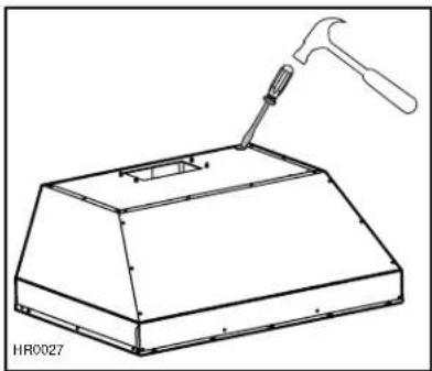 BEST CPDI362SB - REMOVE THE KNOCK-OUT OPENING - 1