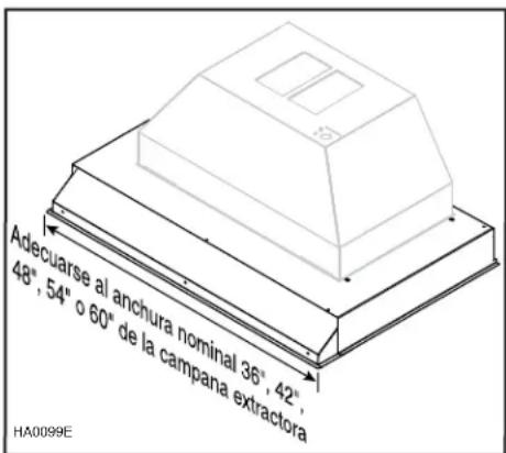 BEST PK2230 - INSTALLACION DEL REVESTIMIENTO DE LA CAMPANA (OPCIONAL) - 1