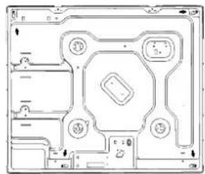 INDESIT PI 640 AS (AN) R - Scheme de fixation des crochets - 4