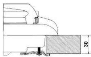 INDESIT PI 640 AS (AN) R - Scheme de fixation des crochets - 2