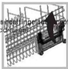 INDESIT IDE 1000 EU.2 - Het regelen van de hoogte van het bovenrek - 2
