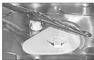 INDESIT DV 620 BK - Limpeza dos braços distribuidores - 1