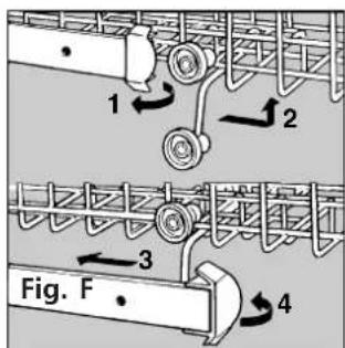 INDESIT IDL 40 EU.C - How to adjust the Upper rack ... - 6