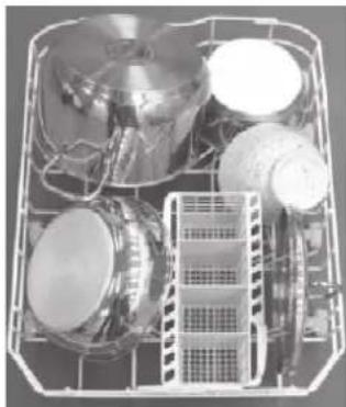 INDESIT IDL 40 EU.C - Réglage en hauteur du panier supérieur - 4