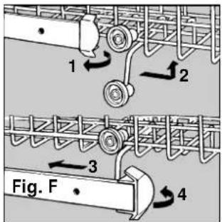 INDESIT DI 72 SI (EU) - How to adjust the Upper rack ... - 6