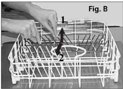 INDESIT DI 72 SI (EU) - How to adjust the Upper rack ... - 5