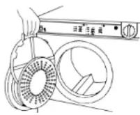 INDESIT IS 31 V (EX) - Come estrarre e pulire ilhetto - 1