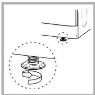 INDESIT IS 60 V (EX) PAI - Levelling your dryer - 2