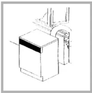 INDESIT IS 60 V (EX) PAI - Ventilación mediante una ventsa abierta - 1
