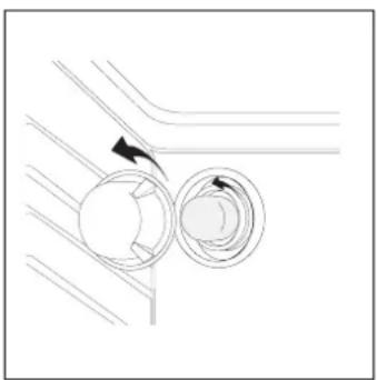 INDESIT K3C51(W)U - Austausch der Backofenlampe - 1
