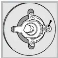 INDESIT I6TG1G(X)GHEX - Adjusting the gas oven burner's minimum setting: - 1
