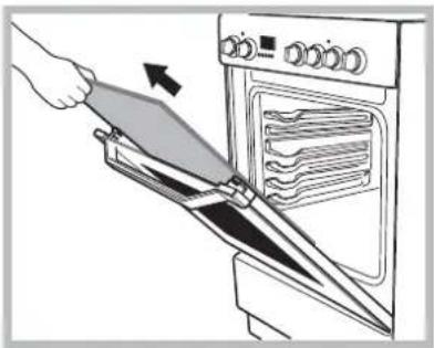INDESIT I6TG1G(X)GHEX - Desmontaje y montaje de la puerta del horno: - 4
