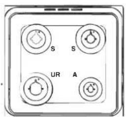 INDESIT I6TG1G(X)GHEX - Replacing the Triple ring burner nozzles - 4