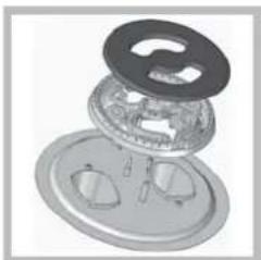 INDESIT I6TG1G(X)GHEX - Replacing the Triple ring burner nozzles - 1