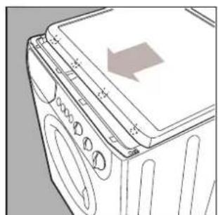 INDESIT WD 105 T (EX) 22060 - Comment changer le cable d'alimentation - 4