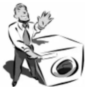 INDESIT WD 105 T (EX) 22060 - Ne tournez ce bouton que dans le sens des aiguilles d'une montre. - 1