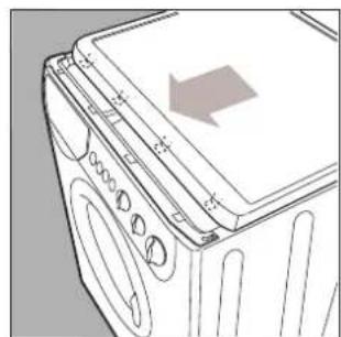 INDESIT WD 105 T (EX) 22060 - How to change the power supply cable - 4