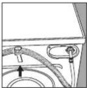 INDESIT WD 105 T (EX) 22060 - Connecting the drain hose - 2