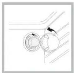 INDESIT KN6T72SA(W)NL S - Replacing the oven light bulb - 1