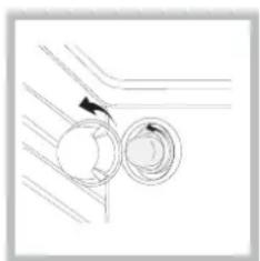 INDESIT KN3G210S(W)FR - Replacing the oven light bulb - 1
