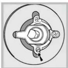 INDESIT KN3G210S(W)FR - Adjusting the gas oven burner's minimum setting: - 2