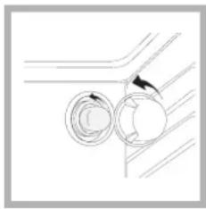 INDESIT K6G110S(W)NL - Remplacement de l'ampoule déclairage du four - 1