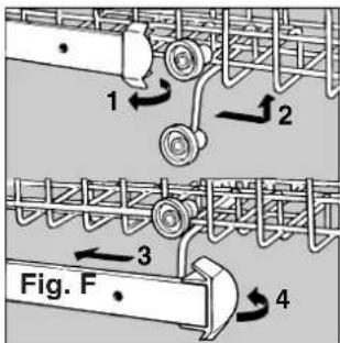 INDESIT IDL 420 FR.C - How to adjust the Upper rack ... - 6