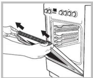 INDESIT I63I 6C6A.T(X)FR - Demontaz i ponowny montaz drzwickek piekarnika: - 4